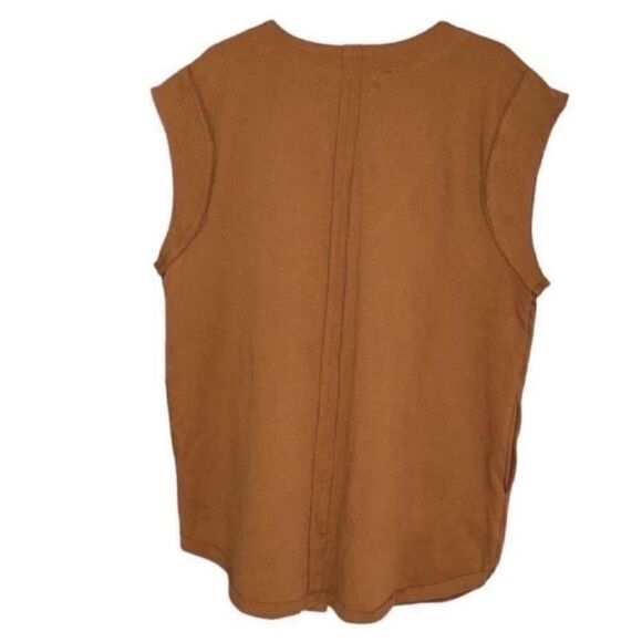 Free-people Tan/Brown Sleeveless Top(Size Small) - Picture 2 of 5